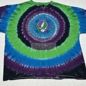 Grateful Dead 25th Anniversary Tye Dye Skull t-Shirt Size 3X